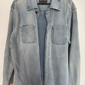 Slate & Stone Light Blue Denim Shirt Jacket